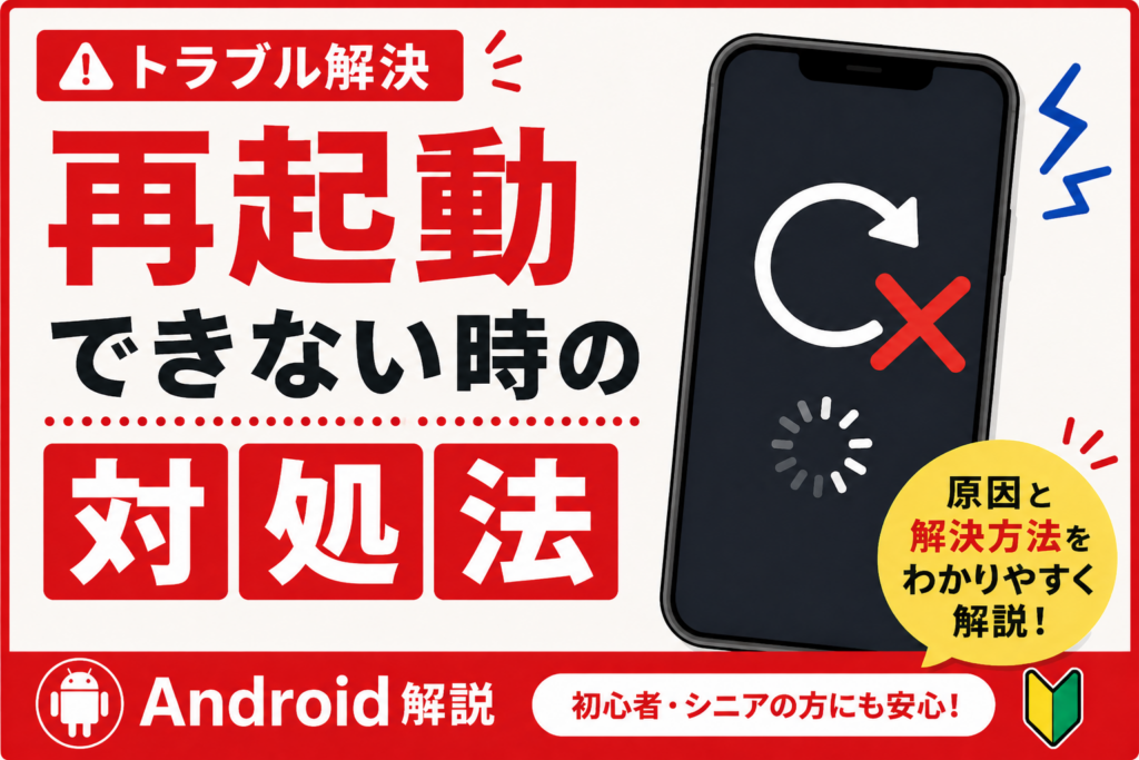 再起動できない時の対処法【強制再起動の方法】