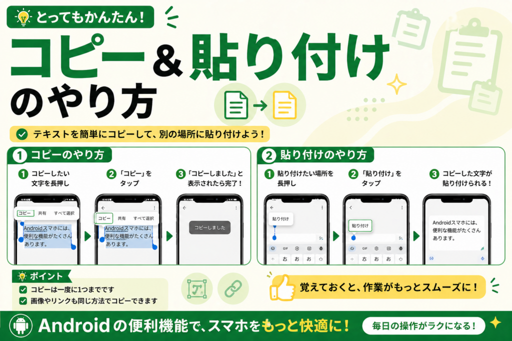 コピー＆貼り付けのやり方【初心者向け】